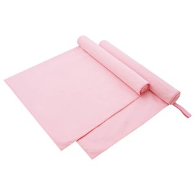Toallas Deportivas 2 pcs Rosa 180 x 90 cm Poliéster y Poliamida en Toallas | Comprar online en Foru.es