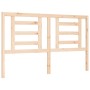 Estructura de cama de matrimonio con cabecero madera maciza de vidaXL, Camas y somieres - Ref: Foro24-3192886, Precio: 152,42...