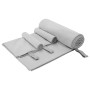 Set de Toallas de Deportes 3 pcs Gris Poliéster y Poliamida en Toallas | Comprar online en Foru.es