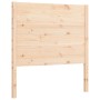 Estructura de cama con cabecero madera maciza 90x200 cm de vidaXL, Camas y somieres - Ref: Foro24-3192736, Precio: 99,16 €, D...