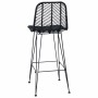 Silla de Bar 2 pcs Negro 44,5 x 53 x 111 cm Ratan e Hierro en Taburetes de cocina | Comprar online en Foru.es