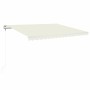 Toldo retráctil automático crema 400x350 cm en Toldos | Comprar online en Foru.es