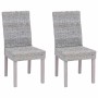 Silla de comedor 2 pcs Lavado 45 x 54 x 93 cm en Sillas de comedor | Comprar online en Foru.es