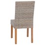 Silla de comedor 2 pcs Gris Kubu 45 x 54 x 93 cm en Sillas de comedor | Comprar online en Foru.es