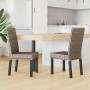 Silla de comedor 2 pcs Lavado negro 45 x 54 x 93 cm en Sillas de comedor | Comprar online en Foru.es
