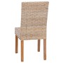 Silla de comedor 2 pcs Natural 45 x 54 x 93 cm en Sillas de comedor | Comprar online en Foru.es