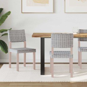 Silla de comedor 2 pcs Lavado 46 x 55 x 84 cm Ratán Kubu en Sillas de comedor | Comprar online en Foru.es