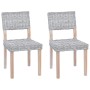 Silla de comedor 2 pcs Lavado 46 x 55 x 84 cm Ratán Kubu en Sillas de comedor | Comprar online en Foru.es