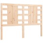 Estructura de cama de matrimonio con cabecero madera maciza de vidaXL, Camas y somieres - Ref: Foro24-3192786, Precio: 120,13...