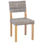 Silla de comedor 2 pcs Gris Kubu 46 x 55 x 84 cm Ratán Kubu en Sillas de comedor | Comprar online en Foru.es