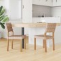 Silla de comedor 2 pcs Natural 46 x 55 x 84 cm Ratán Kubu en Sillas de comedor | Comprar online en Foru.es