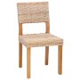 Silla de comedor 2 pcs Natural 46 x 55 x 84 cm Ratán Kubu en Sillas de comedor | Comprar online en Foru.es