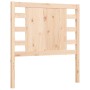 Estructura de cama con cabecero madera maciza de vidaXL, Camas y somieres - Ref: Foro24-3192781, Precio: 105,92 €, Descuento: %