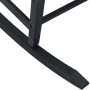 Mecedora Negro 65 x 84 x 114 cm Polietileno en Sillas de jardín | Comprar online en Foru.es