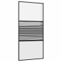Puerta de Vidrio Rayado Negro 90 x 2 x 205 cm Aluminio en Puertas | Comprar online en Foru.es