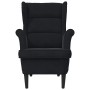 sillón Negro 92 x 71 x 91 cm Terciopelo en Sillones | Comprar online en Foru.es