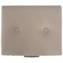 Taburete de almacenamiento 40 cm beige de tela de vidaXL, Bancos para recibidores y almacenamiento - Ref: Foro24-247518, Prec...