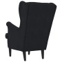 sillón Negro 92 x 71 x 91 cm Terciopelo en Sillones | Comprar online en Foru.es