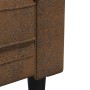 Sofá Marrón 78,5 x 74,5 x 74,5 cm Poliéster en Sofás | Comprar online en Foru.es