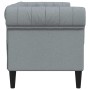 Sofá Gris Claro 182,5 x 74,5 x 74,5 cm Poliéster en Sofás | Comprar online en Foru.es