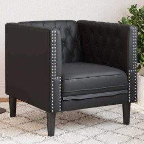 Sofá Negro 74,5 x 71 x 70,5 cm PVC en Sofás | Comprar online en Foru.es