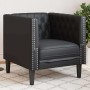Sofá Negro 74,5 x 71 x 70,5 cm PVC en Sofás | Comprar online en Foru.es