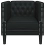 Sofá Negro 74,5 x 71 x 70,5 cm PVC en Sofás | Comprar online en Foru.es