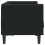 Sofá Negro 174 x 74,5 x 70,5 cm PVC en Sofás | Comprar online en Foru.es
