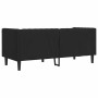 Sofá Negro 174 x 74,5 x 70,5 cm PVC en Sofás | Comprar online en Foru.es