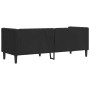 Sofá Negro 194 x 74,5 x 70,5 cm PVC en Sofás | Comprar online en Foru.es