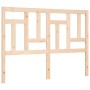 Estructura de cama con cabecero madera maciza 140x190 cm de vidaXL, Camas y somieres - Ref: Foro24-3193121, Precio: 129,71 €,...