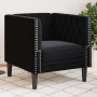 Sofá Negro 74,5 x 71 x 70,5 cm Terciopelo en Sofás | Comprar online en Foru.es