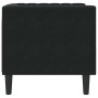 Sofá Negro 74,5 x 71 x 70,5 cm Terciopelo en Sofás | Comprar online en Foru.es