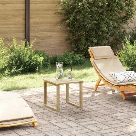 Mesa Natural 40 x 40 x 36 cm Madera de pino impregnada en Mesas de jardín | Comprar online en Foru.es