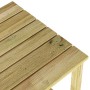 Mesa Natural 40 x 40 x 36 cm Madera de pino impregnada en Mesas de jardín | Comprar online en Foru.es