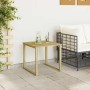Mesa Natural 50,5 x 50,5 x 46 cm Madera de pino impregnada en Mesas de jardín | Comprar online en Foru.es