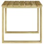 Mesa Natural 50,5 x 50,5 x 46 cm Madera de pino impregnada en Mesas de jardín | Comprar online en Foru.es