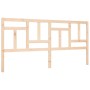 Estructura de cama con cabecero madera maciza 200x200 cm de vidaXL, Camas y somieres - Ref: Foro24-3193161, Precio: 141,79 €,...
