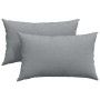 Cojines de sofá 2 pcs Gris Claro 50 x 30 cm tela en Decoración | Comprar online en Foru.es