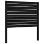 Estructura de cama individual con cabecero madera maciza negro de vidaXL, Camas y somieres - Ref: Foro24-3193170, Precio: 136...