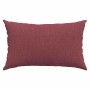 Cojines de sofá 2 pcs Rojo vino 50 x 30 cm tela en Decoración | Comprar online en Foru.es