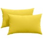 Cojines de sofá 2 pcs Amarillo Claro 50 x 30 cm tela en Decoración | Comprar online en Foru.es