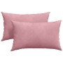 Cojines de sofá 2 pcs Rosa 50 x 30 cm Tela de pana en Decoración | Comprar online en Foru.es