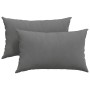 Cojines de sofá 2 pcs Gris oscuro 50 x 30 cm tela en Decoración | Comprar online en Foru.es