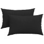 Cojines de sofá 2 pcs Negro 50 x 30 cm tela en Decoración | Comprar online en Foru.es