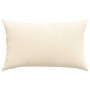 Cojines de sofá 2 pcs Crema 50 x 30 cm Tela de pana en Decoración | Comprar online en Foru.es