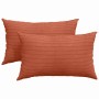 Cojines de sofá 2 pcs Rojo Naranja 50 x 30 cm Tela de pana en Decoración | Comprar online en Foru.es