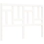 Estructura cama de matrimonio con cabecero madera maciza blanco de vidaXL, Camas y somieres - Ref: Foro24-3193112, Precio: 12...