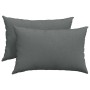 Cojines de sofá 2 pcs Gris oscuro 60 x 40 cm tela en Decoración | Comprar online en Foru.es