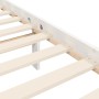 Estructura de cama con cabecero madera maciza blanco 160x200 cm de vidaXL, Camas y somieres - Ref: Foro24-3193022, Precio: 14...
